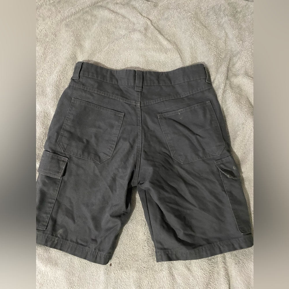 Grey Cargo Shorts